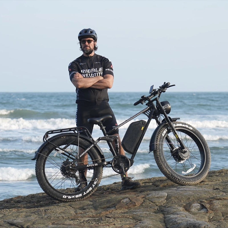 ANDSKY Apex50 AWD Electric Bik - 48V 1500W Rear Hub Motor With Battery review and price