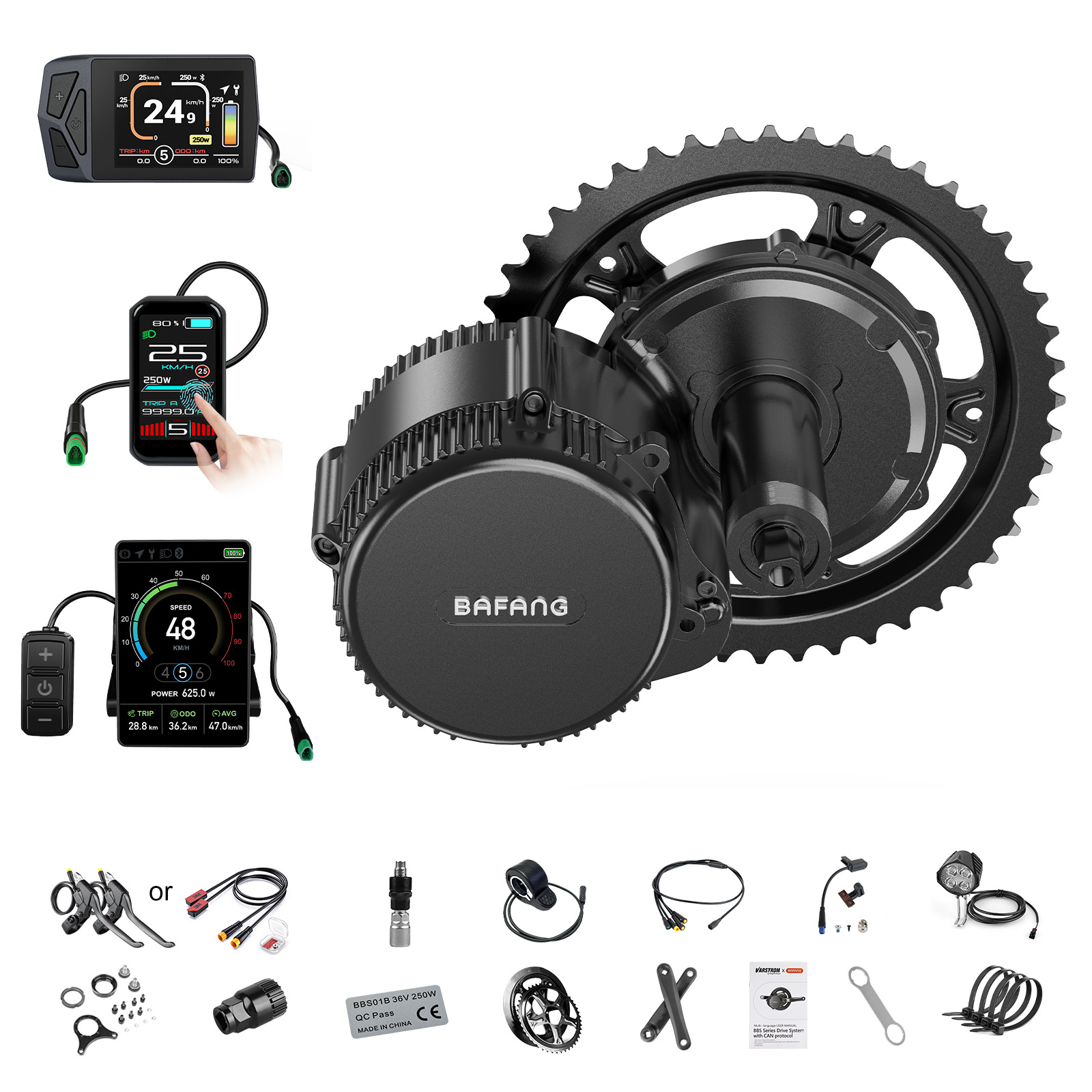 [US Local Shipping] Bafang Mot - Central Motor Kit With Torque Sensor 500W review and price