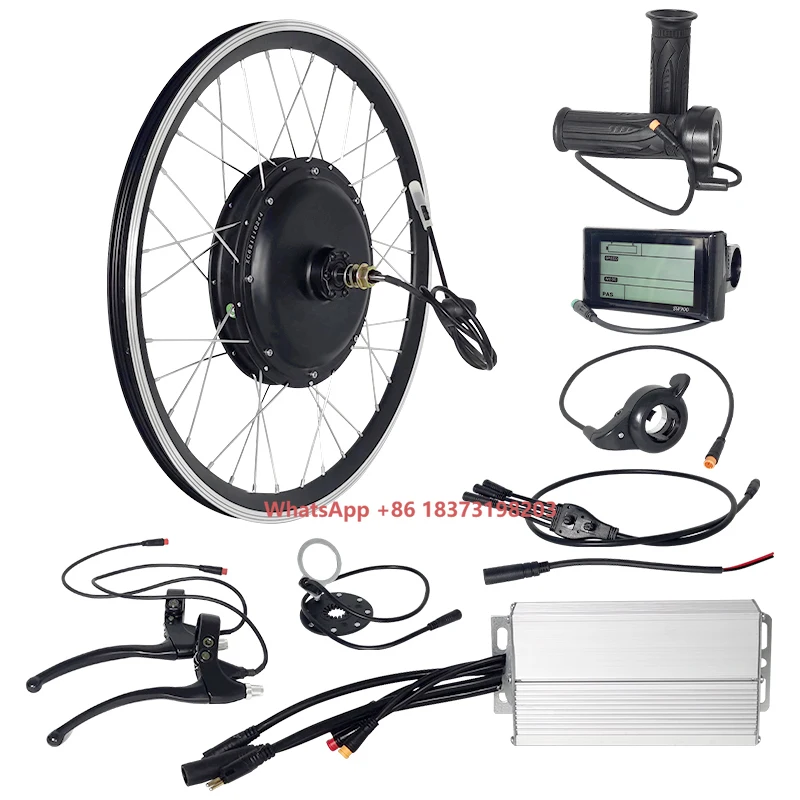 New Electric Conversion Kit 72 - 12000W Electric Motorcycle Hub Motor review and price