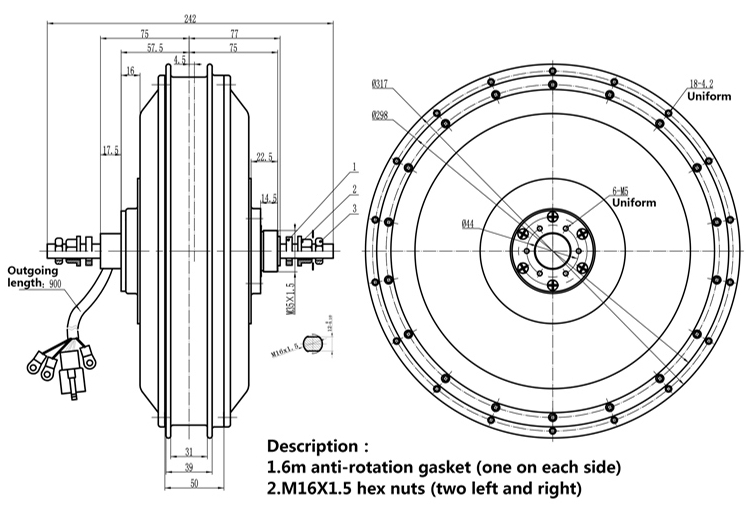 QS 273 V3 72v 8000W Ebike kit  - 72V 8000W Brushless Hub Motor review and price