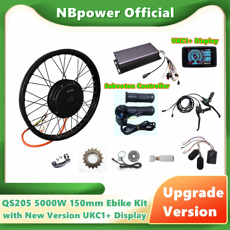 NBpower/QS205 5000W V3 150mm R - 5000W Hub Motor Kit 72V review and price