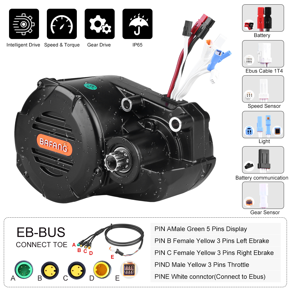 risunmotor M620 G510 48V 52V 1 - Mid Drive Conversion Kit 1000W review and price