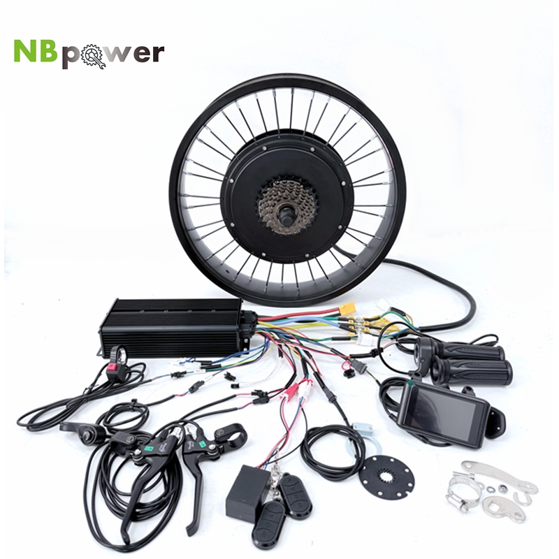 NBpower 170/190mm Dropout 48-7 - 5000W Hub Motor Kit 72V review and price