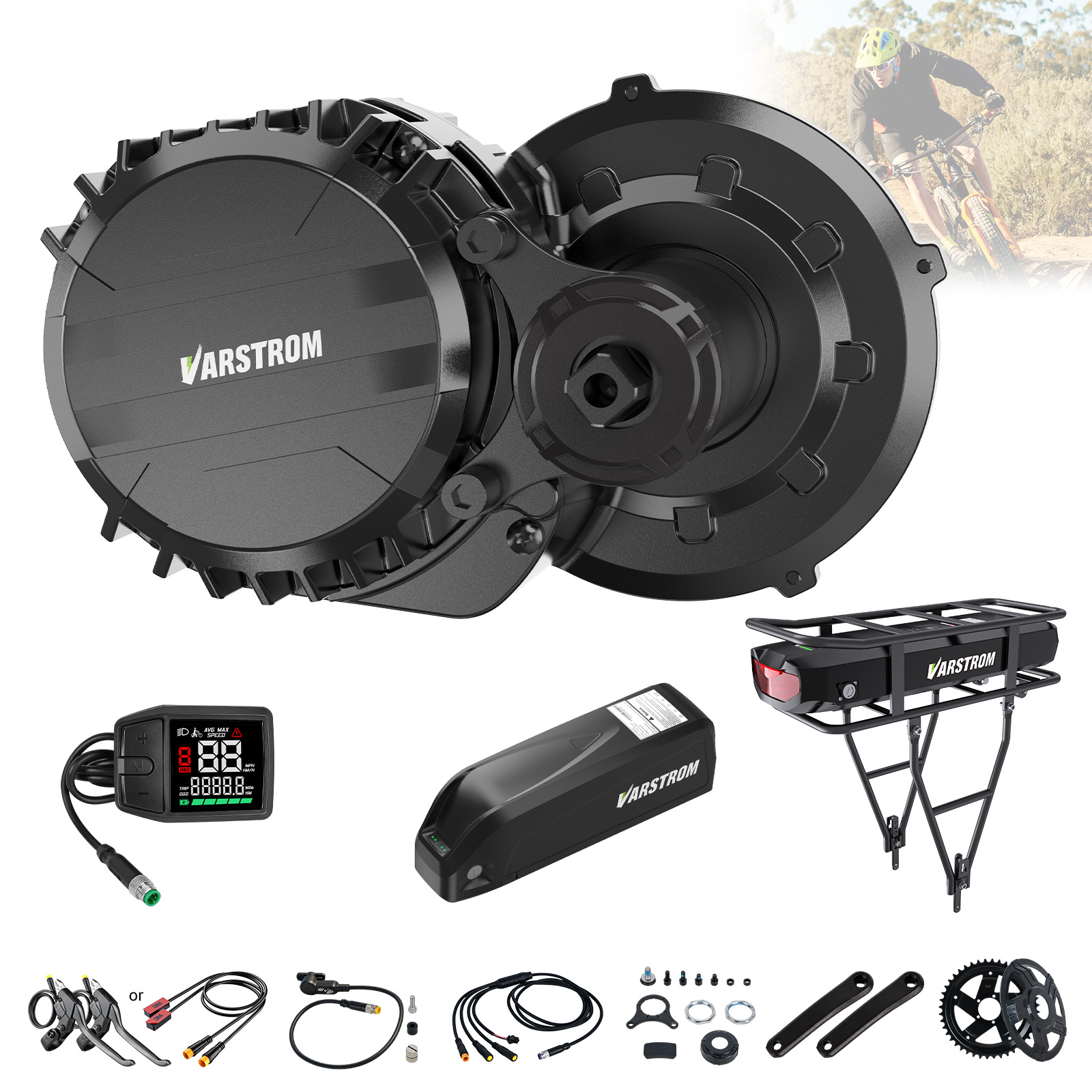 Varstrom 750W Mid Motor Kit To - Torque Sensor Mid Drive Motor Kit review and price