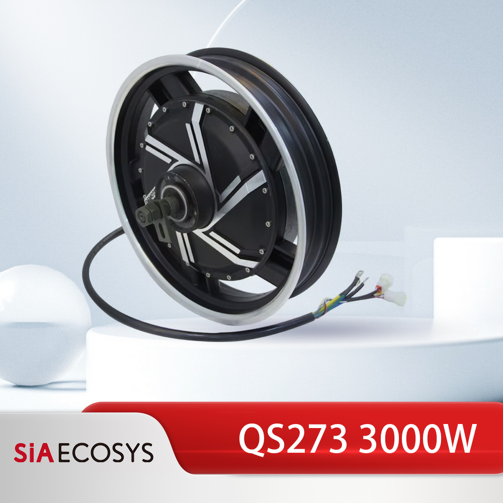 QSMOTOR QS273 17-inch 3000W V3 - 17 Inch Motorcycle Rim Hub Motor 72V review and price